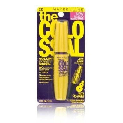 Maybelline The Colossal Volum' Express Mascara, 233 Classic Brown - oddros.shop
