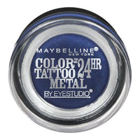 Maybelline Color Tattoo Metal Eyeshadow, Electric Blue 75 - oddros.shop