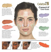 Mehron Makeup Celebré Pro-HD Correct-It Palette - oddros.shop
