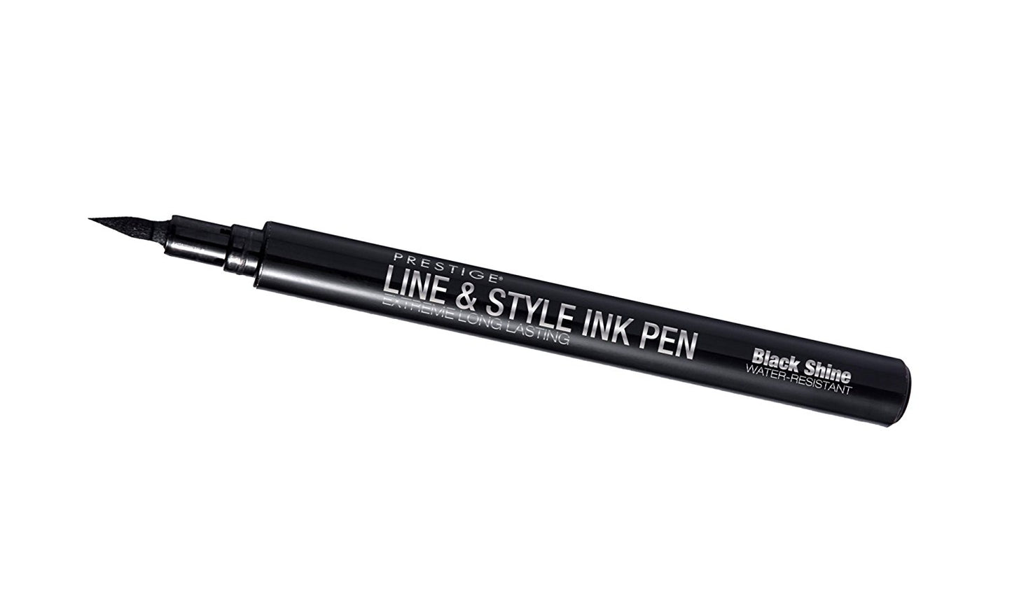 PRESTIGE COSMETICS Line and Style Ink Pen, Black Shine (2-Pack) - oddros.shop