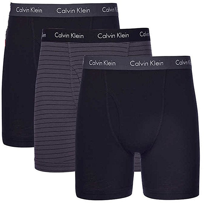 Calvin Klein Men's Pro Microfiber Mesh Boxer Brief - Large (3-Pack) - oddros.shop
