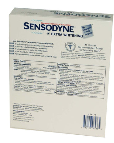SENSODYNE (4-pack) Extra Whitening Toothpaste - oddros.shop