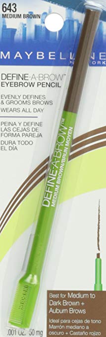Maybelline Define-A-Brow Eyebrow Pencil - 643 Medium Brown - oddros.shop