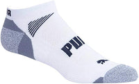 PUMA Mens No Show Socks, White (8-Pair) - oddros.shop