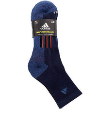 Adidas Men's High Quarter Sock - Navy & Blue (4-Pair) - oddros.shop