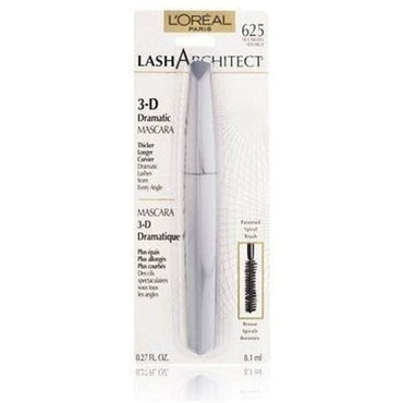 L'OREAL Paris Lash Architect 3-D Dramatic Mascara, True Brown 625 - oddros.shop