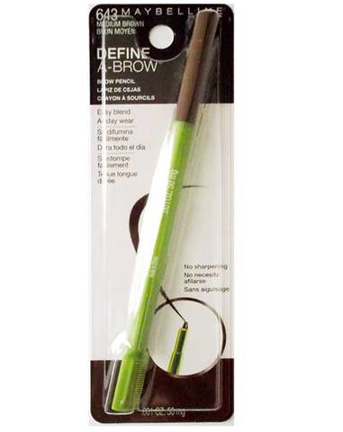 Maybelline Define-A-Brow Eyebrow Pencil - 643 Medium Brown - oddros.shop