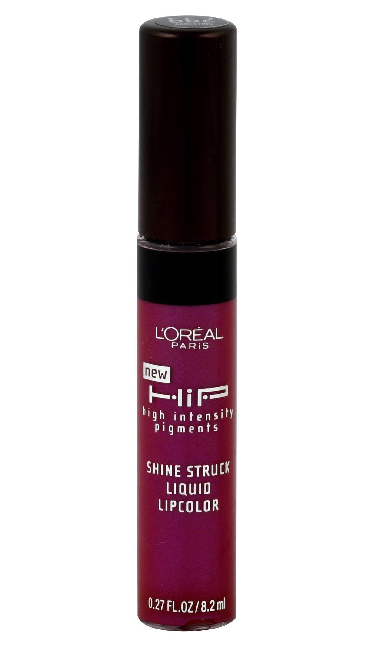 L'OREAL HIP Shine Struck Liquid Lipcolor, 662 Arresting - oddros.shop