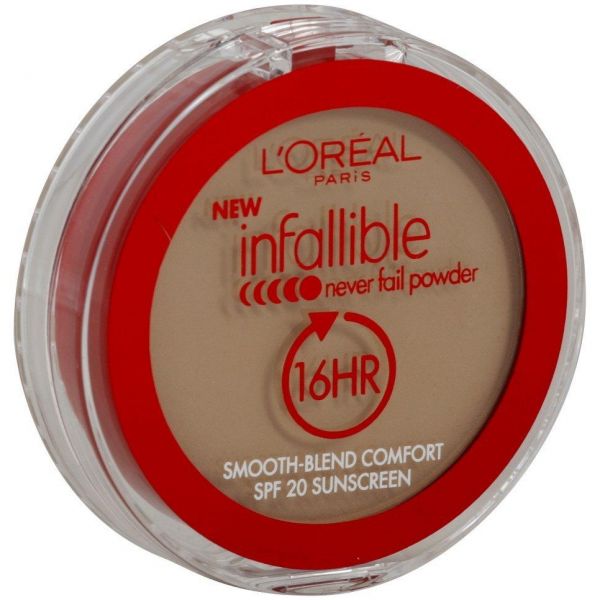 L'OREAL Infallible Never Fail Powder, Natural Beige 668, 0.30 Oz - oddros.shop
