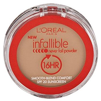 L'OREAL Infallible Never Fail Powder, Sun Beige 674, 0.30 Oz - oddros.shop