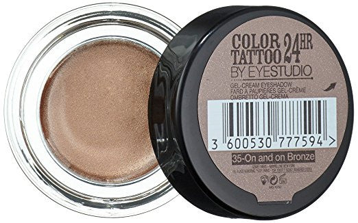 Maybelline Color Tattoo 24 HR Eyeshadow - On and On Bronze 35 - oddros.shop
