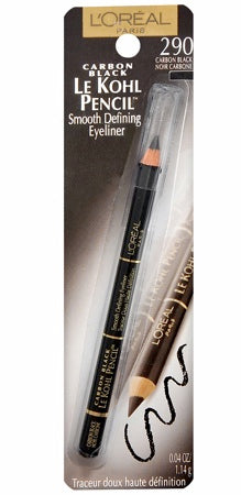L'oreal Le Kohl Pencil Smooth Defining Eyeliner- Carbon Black, 290 - oddros.shop