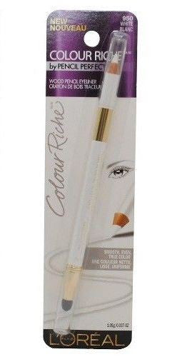 L'Oreal Colour Riche Wood Pencil Eyeliner # 950 White Rlanc - oddros.shop
