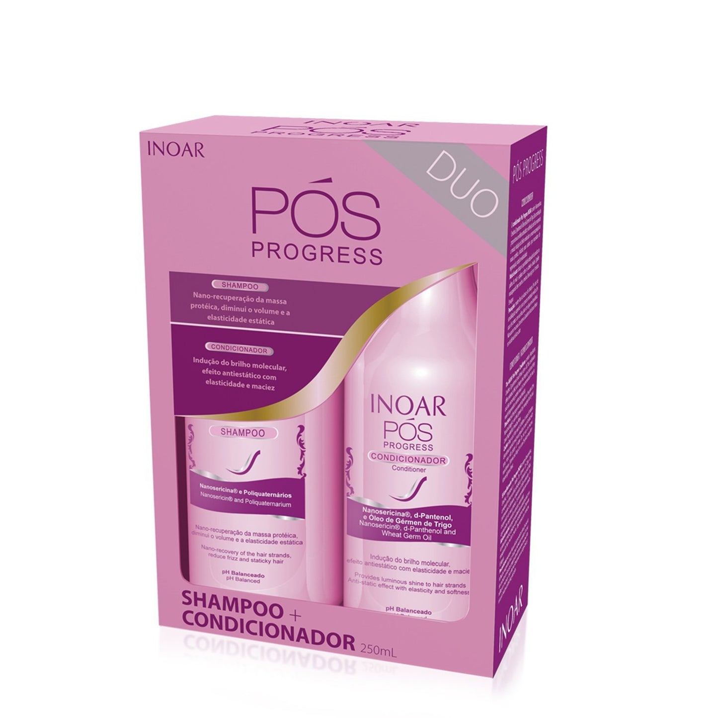 INOAR Duo PÓS Progress Kit (Shampoo & Conditioner) - oddros.shop
