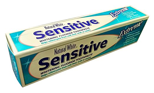 Natural White Extreme Whitening Toothpaste Sensitive, 4.5 oz. - oddros.shop