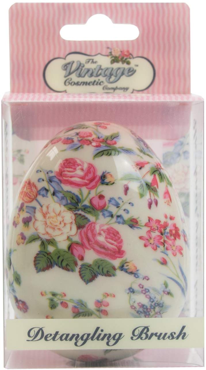 The Vintage Cosmetic Company - Detangling Brush Floral - oddros.shop