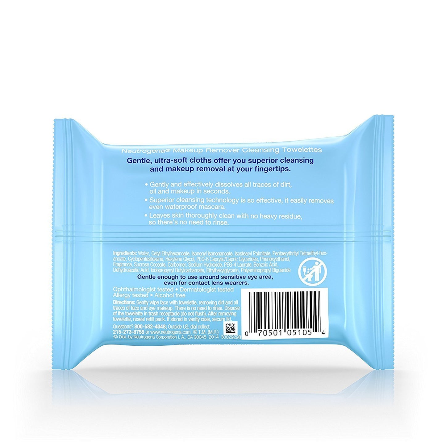 Neutrogena (25 Count) Makeup Remover Cleansing Towelettes Refill Pack - oddros.shop