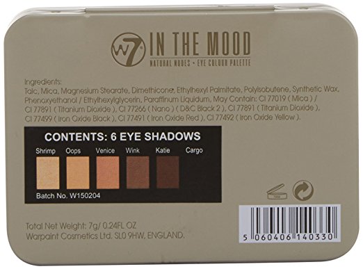 W7-COSMETICS In The Mood (Natural-Nudes) Eye Shadow Palette - oddros.shop