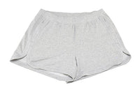 Active Life Womens Active Terry W/Zipper Pockets Short, Heather Grey - oddros.shop