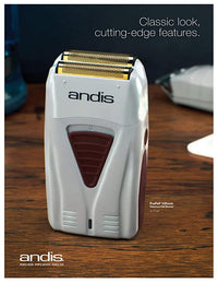 Andis 17150 Pro Foil Lithium Titanium Foil Shaver, Cord/ Cordless