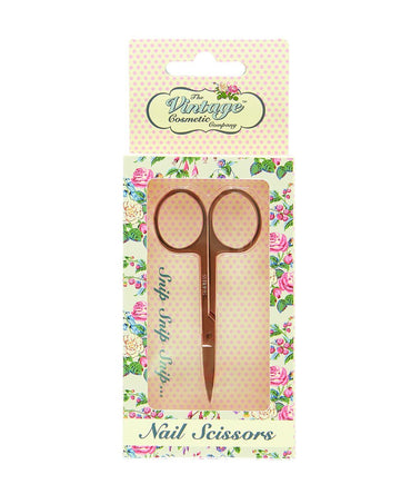 The Vintage Cosmetic Company Scissors, Rose Gold - oddros.shop