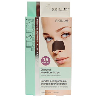 SKINLAB Charcoal Nose Pore Strips (6 Strips) - oddros.shop