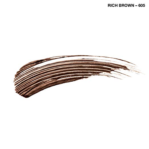 COVERGIRL Easy Breezy Brow Shape + Define Brow Mascara, 605 Rich Brown - oddros.shop