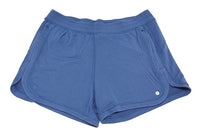 Active Life Womens Active Terry W/Zipper Pockets Short, Heather Denim - oddros.shop