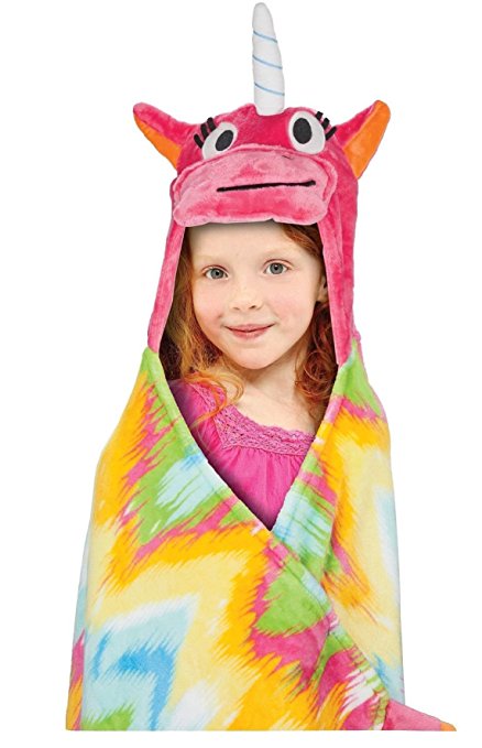 BEST BRANDS Kids Hooded Throw, Unicorn - 1-Piece - oddros.shop