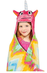 BEST BRANDS Kids Hooded Throw, Unicorn - 1-Piece - oddros.shop