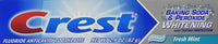 Crest® Baking Soda & Peroxide Whitening, Toothpaste - Fresh Mint - oddros.shop