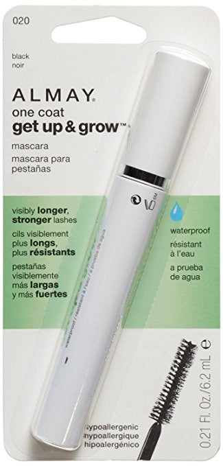 ALMAY One Coat Get Up & Grow Waterproof Mascara, Black (020) - oddros.shop