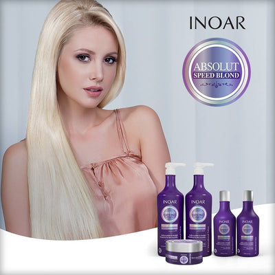 INOAR Absolut Speed Blond Mask - 500 g (1.1 Lb.) - oddros.shop