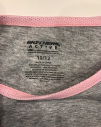 Skechers Girls Active Sport Tee Shirt “Awe Some Ness” (Size 10-12). - oddros.shop