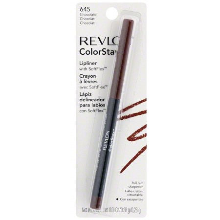 Revlon ColorStay Lipliner with SoftFlex, 645 Chocolate - oddros.shop