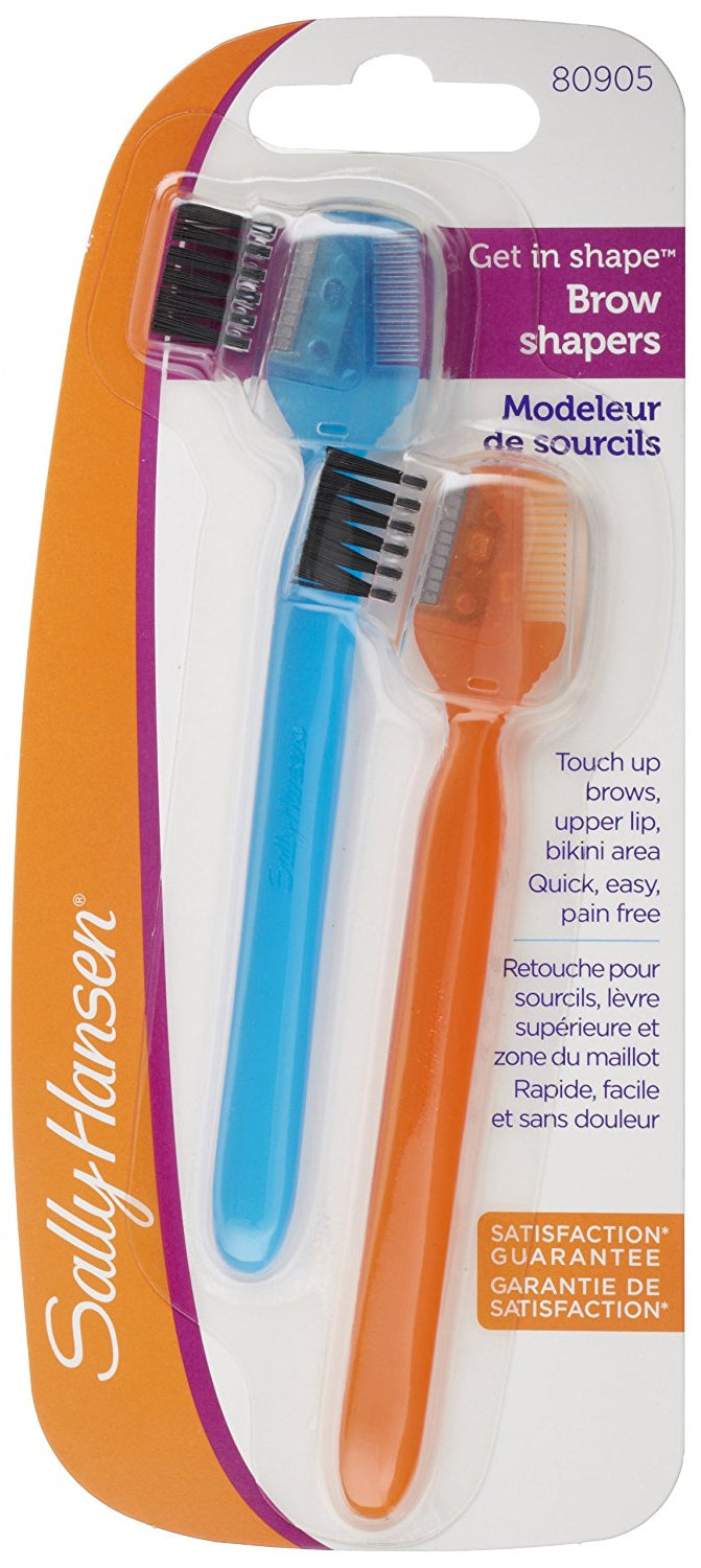 SALLY HANSEN Get in Shape Brow Shapers with Brush & Comb 2 Ea [80905] - oddros.shop