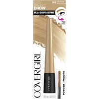 CoverGirl Easy Breezy Brow Fill Plus Shape Define Eyebrow Powder, 815 Soft Blonde - oddros.shop