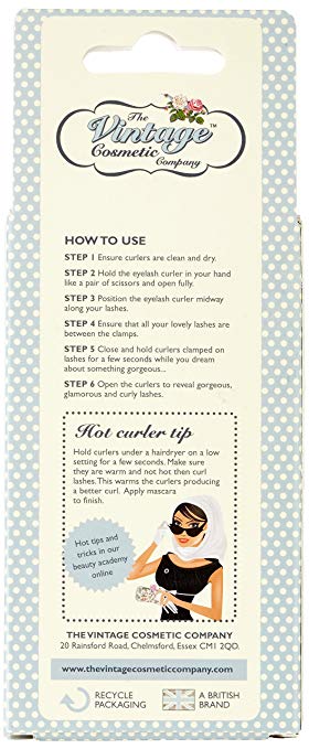 The Vintage Cosmetic Company - Silver Eyelash Curlers - oddros.shop