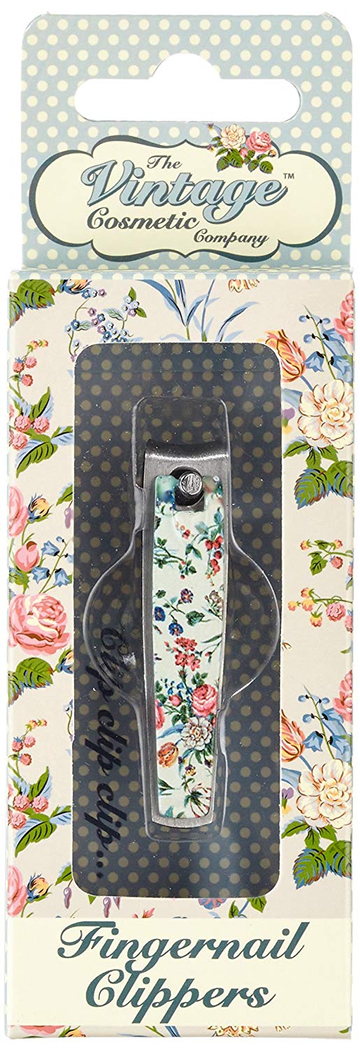 The Vintage Cosmetic Company Fingernail Clippers - Floral - oddros.shop