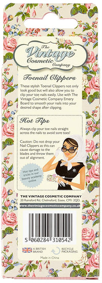 The Vintage Cosmetic Company, Floral Toenail Clippers - oddros.shop