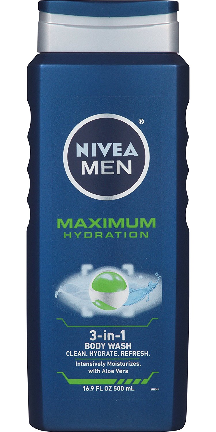 NIVEA Men Maximum Hydration 3 in 1 Body Wash 16.9 Fluid Ounce - oddros.shop