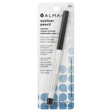Almay Eyeliner with Built In Sharpener - 206 Black Brown - oddros.shop