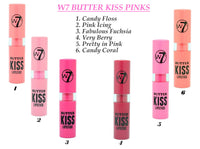 W7 COSMETICS Butter Kiss Lipstick - 0.10 Oz (3g) - oddros.shop