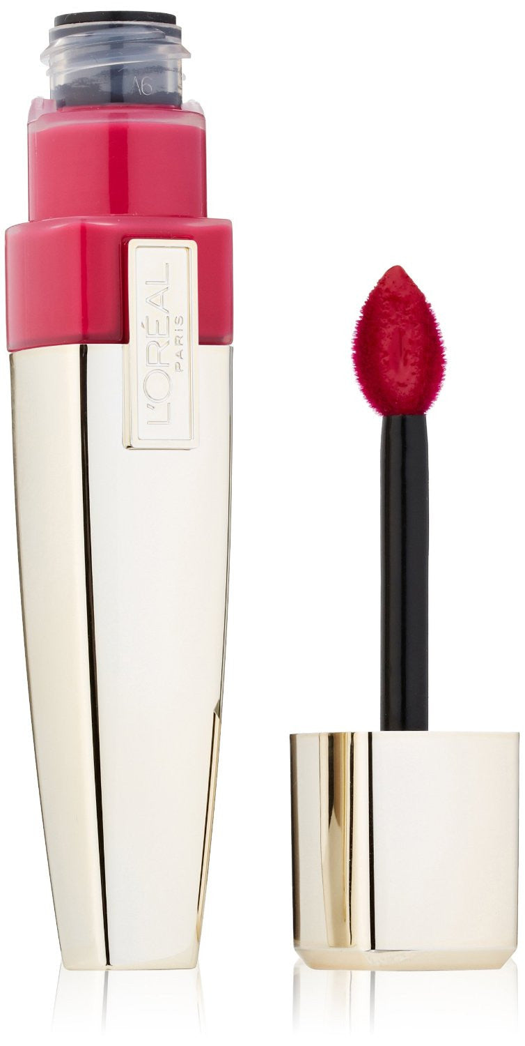 L'OREAL Paris Colour Riche Caresse Wet Shine Stain, 187 Pink Rebellion - oddros.shop
