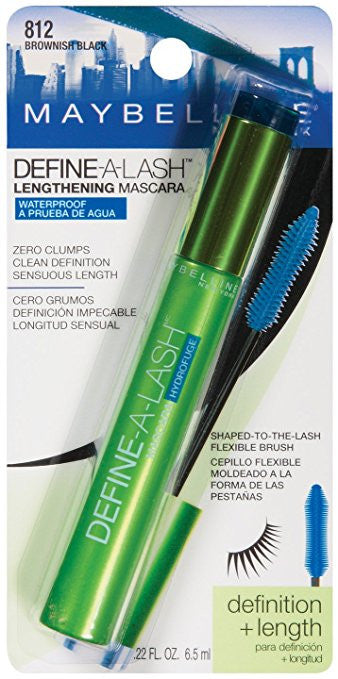 Maybelline New York Define-A-Lash Lengthening Waterproof Mascara, Brownish Black 812 - oddros.shop