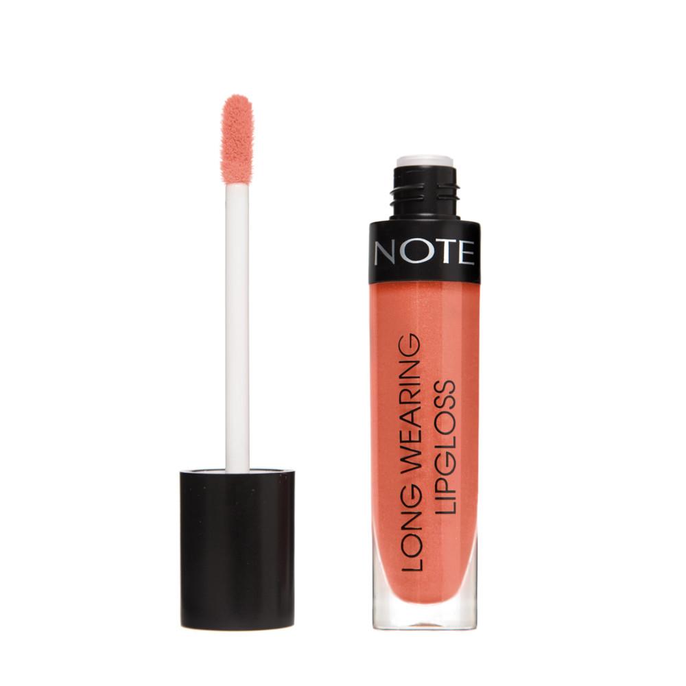NOTE COSMETICS Long Wearing Lip Gloss - Coral Sun 10 - oddros.shop