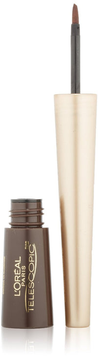 L'OREAL Telescopic Waterproof Liquid Precision Eyeliner, Dark Brown 830 - oddros.shop