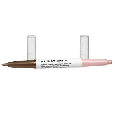 ALMAY Wake Up Eyeliner and Highlighter, Coffee Buzz/Iced Buff 020 - oddros.shop