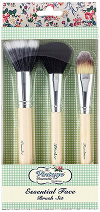 The Vintage Cosmetic Company - Essential Face Brush Set - oddros.shop