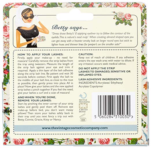 The Vintage Cosmetic Company - Betty Lashes - oddros.shop